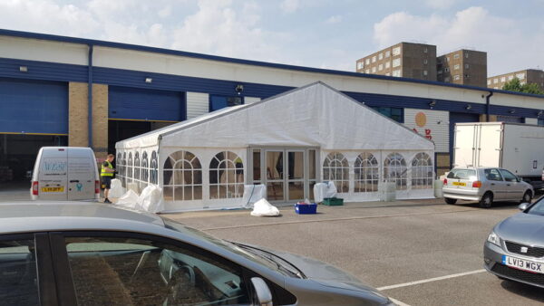 marquees for industrial storage